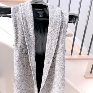 Club Monaco grey sweater vest, size small.
